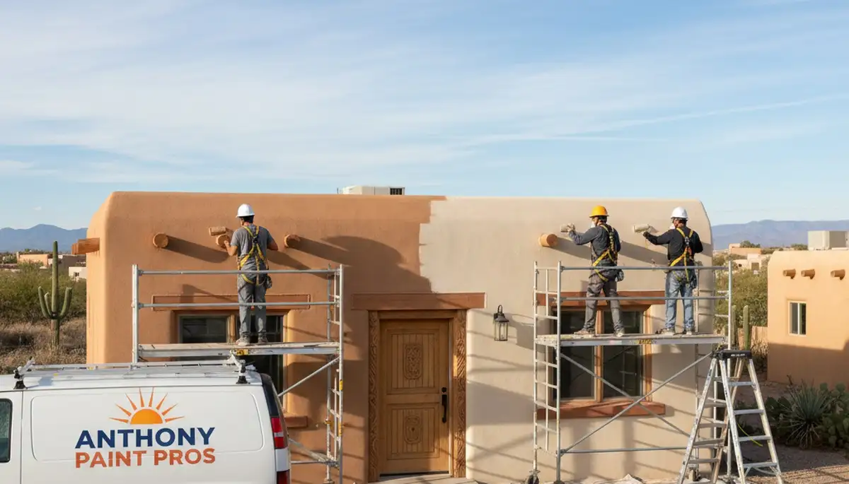 El Paso, TX painting contractors on-site for residential and commercial interior and exterior painting services