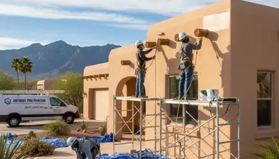 Painting contractor serving El Paso, TX for residential and commercial interior and exterior painting services