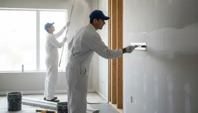 Drywall repair in El Paso, TX for cracks and holes, preparing walls for a smooth paint finish