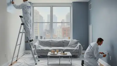 El Paso, TX interior house painting by professional painters with fresh wall finish