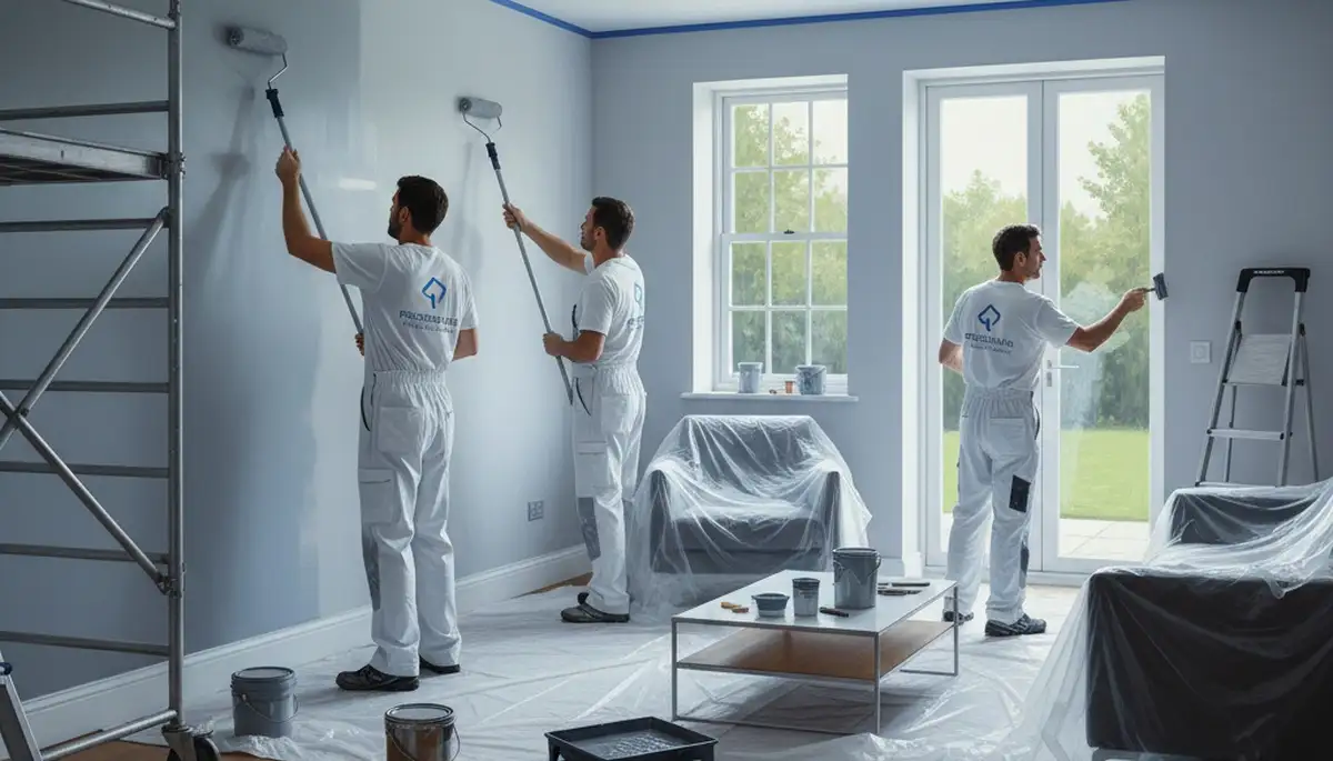 Interior house painting in El Paso, TX by professional painting contractors