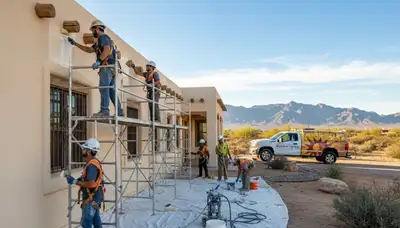 El Paso, TX painting contractors showcasing professional interior and exterior painting services