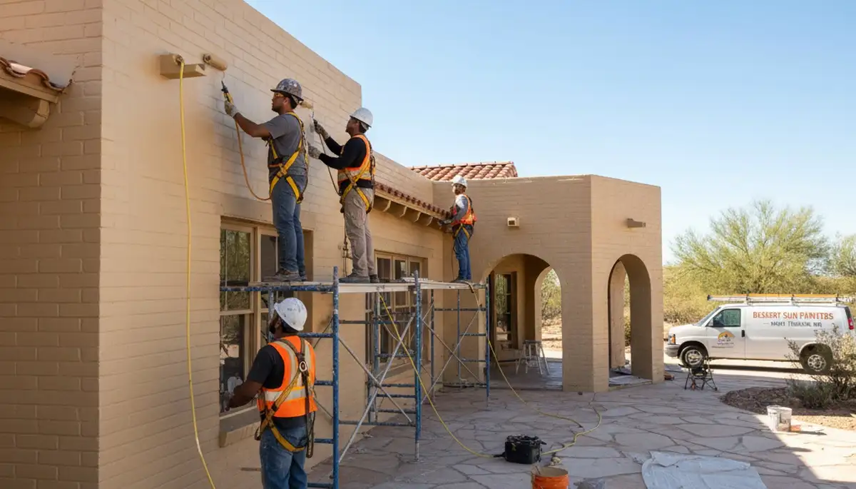 Painting contractors in El Paso, TX providing professional residential and commercial painting services